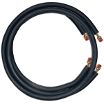Ductless Lineset, 1/4" x 5/8" x 30', 1/2, Black Standard