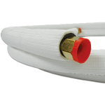 Ductless Lineset, 3/8" x 5/8" x 50', 1/2, White EZ-PULL
